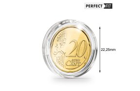 ΚΑΨΟΥΛΕΣ ΝΟΜΙΣΜΑΤΩΝ ULTRA PERFECT FIT ΓΙΑ 20 EURO-CENT (22,25mm) ΠΑΚ/10